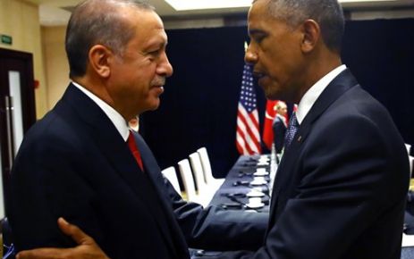 Cumhurbaşkanı Recep Tayyip Erdoğan, ABD Başkanı Barack Obama ile bir