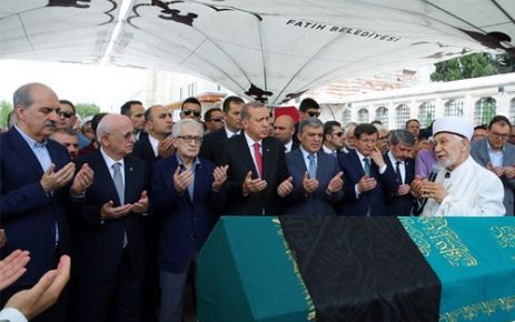 Cumhurbaşkanı Recep Tayyip  Erdoğan, Asım Taşer'in Cenaze Törenine Katıldı.