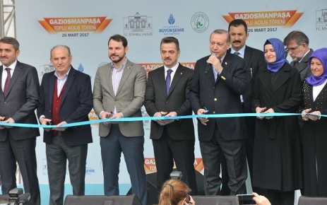 Gaziosmanpaşa Belediyesi tarafından yaptırılan 530 milyon TL’lik 27 eserin açılışını