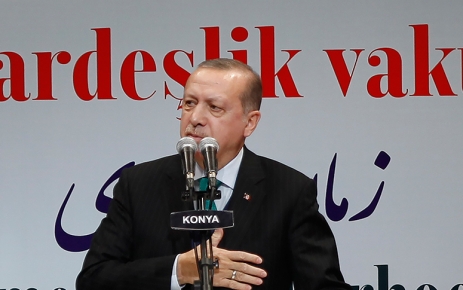 Cumhurbaşkanı Recep Tayyip Erdoğan, Konya Büyükşehir Belediyesi Spor Salonu ve