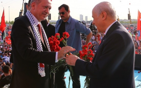 Cumhurbaşkanı Erdoğan, Kudüs nöbeti bize geldi Cumhurbaşkanı Erdoğan “Mazlumların yanında yer almayan bir küresel düzen, zalimlerin