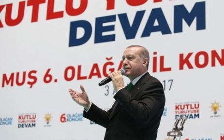 Cumhurbaşkanı Erdoğan, Son 15 yılda demokrasimiz şaha kalktı Cumhurbaşkanı Erdoğan, AK Parti Muş İl Kongresi’nde konuştu.