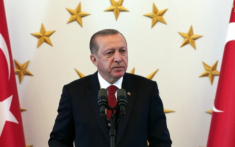Cumhurbaşkanı Recep Tayyip Erdoğan, Cumhurbaşkanlığı Külliyesi'ndeki "Valiler Toplantısı"nda valilere hitap