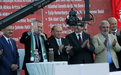Cumhurbaşkanı Erdoğan ve Başkan Topbaş’ın katıldığı törenle, Marmara sahilleri atık