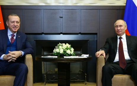 Cumhurbaşkanı Recep Tayyip Erdoğan, Rusya Devlet Başkanı Putin ile Devlet