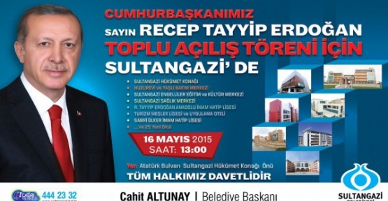 Cumhurbaşkanı Recep Tayyip Erdoğan'ın Sultangazi'de yapımı tamamlanan binaları 16 Mayıs