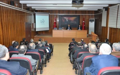 Muş Valisi Seddar Yavuz,Doğu Anadolu Projesi (DAP) Bölge Kalkınma İdaresi