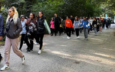 Gaziosmanpaşa Belediyesi’nin, vatandaşları sağlıklı yaşama teşvik etmek için gerçekleştirdiği “Doğa