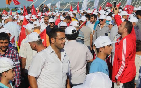 Boğazın 3. İncisi Yavuz Sultan Selim Köprüsünün açılışında mikrofon uzattığımız