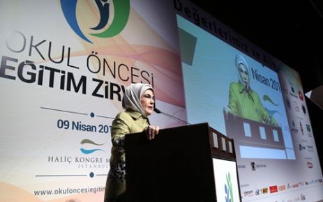 Emine Erdoğan, Gelecek Eğitimde Derneği tarafından düzenlenen ‘Okul Öncesi Eğitim