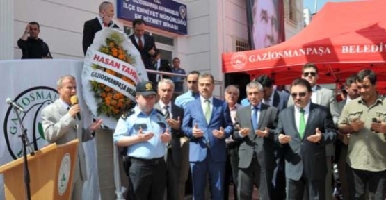 Gaziosmanpaşa Belediyesinin yaptırdığı emniyet ek hizmet binası açıldı.
