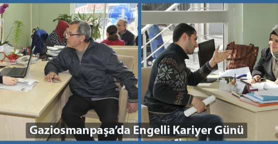 Gaziosmanpaşa Belediyesi engellilere kariyer imkanı ve iş istihdamı günü düzenledi.