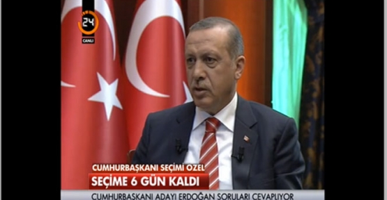 Başbakan Recep Tayyip Erdoğan, 24 TV'de gündeme dair çok önemli