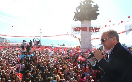Evet Veren de Hayır Veren de Bizim İçin Saygındır Cumhurbaşkanı Erdoğan "Hani demokrasi, hani özgürlük? Benim oyumun kaderini sen