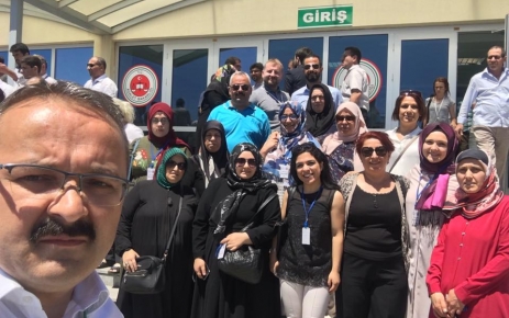 AK Parti Gaziosmanpaşa İlçe Başkanı Şahin Pirdal ve teşkilat mensupları