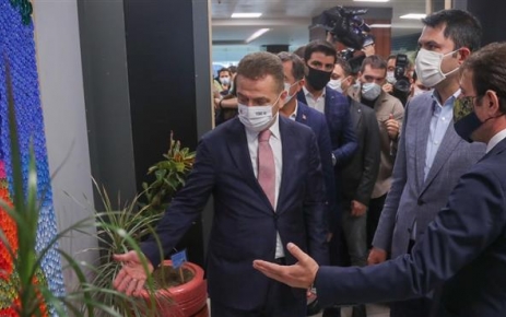 “Çöpten Sanata Doğanın Dönüşümü” sergisinin açılışı, Çevre ve Şehircilik Bakanı