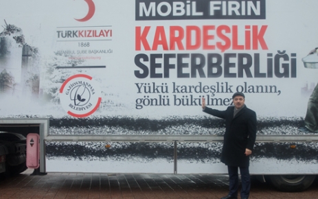 Gaziosmanpaşa Belediyesi, 50 TIR yardım ile günde 10 bin sıcak