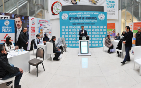Gaziosmanpaşa Belediyesi,Gaziosmanpaşa'da ikamet eden ve iş arayanlara en hızlı şekilde