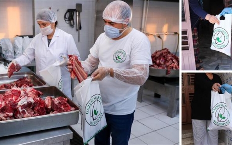 Gaziosmanpaşa Belediyesi, bu yıl da hayırsever vatandaşların kurban eti bağışlarını