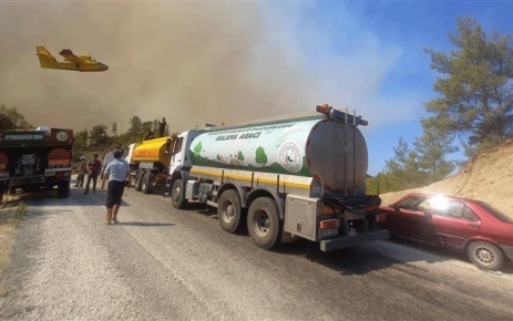 Gaziosmanpaşa Belediyesi, orman yangınlarına müdahale çalışmalarına destek olmak amacıyla Antalya