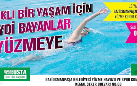 Gaziosmanpaşa Belediyesi Yüzme Havuzu hizmete başladı.