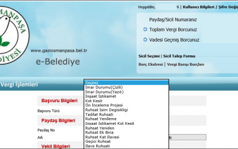 Gaziosmanpaşa Belediyesi, Yapı ruhsatı için gerekli olan İmar Durumu, İnşaat