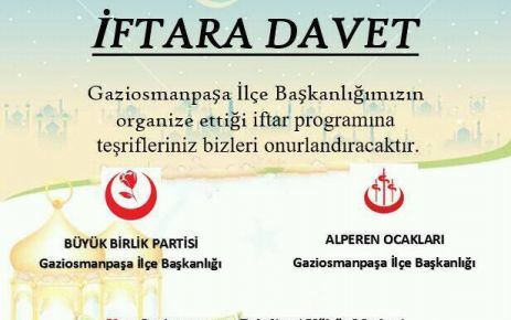 Büyük Birlik Partisi Gaziosmanpaşa İlçe Başkanı Fedai Karakol, Gaziosmanpaşalılar birlik