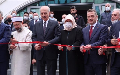 Gaziosmanpaşa'da yapımı tamamlanan Çifte Minare Camii, AK Parti Genel Başkanvekili