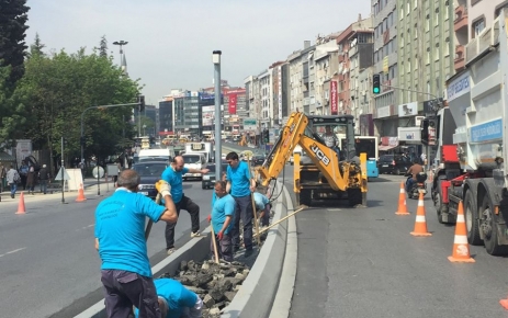  Gaziosmanpaşa Belediyesi, Ordu caddesinin ağaçlandırma ve peyzaj düzenleme çalışmalarını