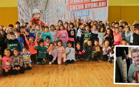 Çocuk Oyunları Şenliğinde kurulan zorlu parkurda yetenekler sergilendi.