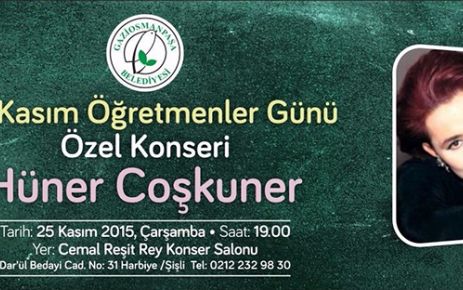 Gaziosmanpaşa Belediyesi, 24 Kasım Öğretmenler Günü nedeniyle sadece öğretmenlere özel