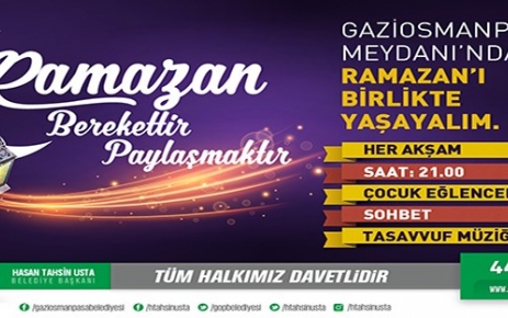 Gaziosmanpaşalılar, On Bir Ayın Sultanı Ramazan ayının coşkusunu bu yıl