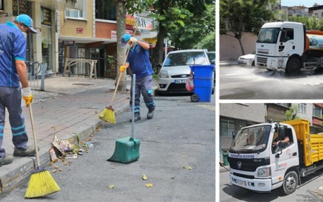 Gaziosmanpaşa Belediyesi, ilçe genelinde temizlik çalışmalarını aralıksız olarak sürdürüyor.