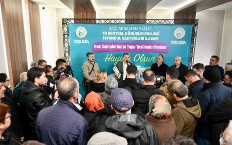 Gaziosmanpaşa'da yapımı tamamlanan İstanbul Vadi Evleri 6. Kısım Kentsel Dönüşüm