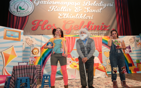 Gaziosmanpaşa Belediyesi, kültür-sanat etkinlikleri kapsamında Gaziosmanpaşalı binlerce çocuğu "Pamuk Dede