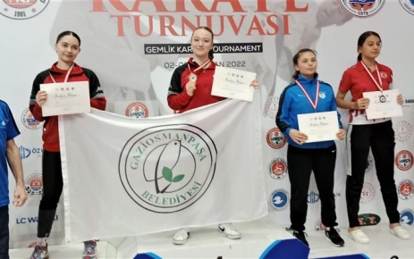 3. Gemlik Uluslararası Karate Turnuvası’nda Gaziosmanpaşa Belediye Spor Kulübü sporcuları