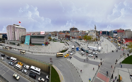 Gaziosmanpaşa Belediyesi'nin Meydan Düzenleme Projesi tamamlandı.