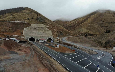 Eğribel Tüneli bölgenin hizmetine açıldı.