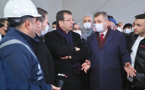 İBB Başkanı Ekrem İmamoğlu, Gaziosmanpaşa Belediye Başkanı Hasan Tahsin Usta,