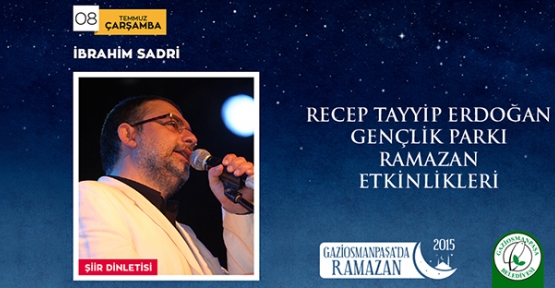  İbrahim Sadri’nin  yarın akşam saat 22.30’da Mevlana 