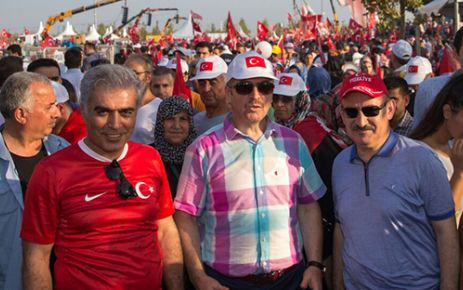  Yenikapı'da Şehitler, Gaziler ve Demokrasi   için yapılan