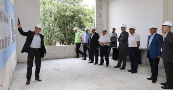 Eyüp Hizmet Binasının çalışmalarının büyük bir hızla devam ettiği açıklandı.