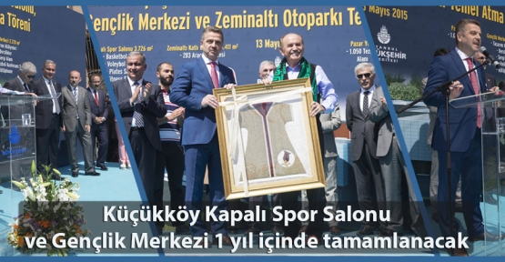  İstanbul Büyükşehir Belediye Başkanı Kadir Topbaş,Küçükköy Kapalı Spor Salonunun
