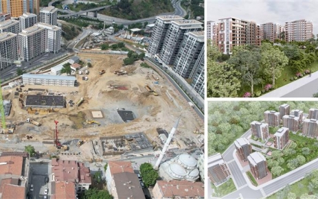 863 konut, 28 dükkan ve 1003 araçlık otoparkın yanı sıra