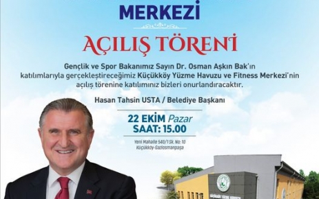 Küçükköy Yüzme Havuzu ve Fitness Merkezi Açılış Programı Gençlik ve