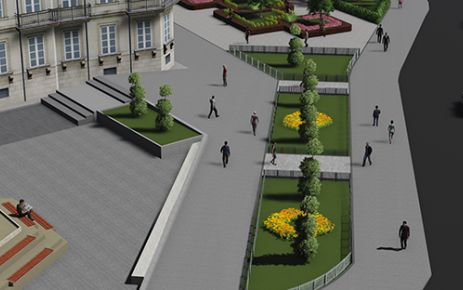 Gaziosmanpaşa Belediyesi meydanlara  peyzaj düzenlemesi  yaptığı bildirildi.
