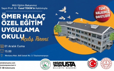 Milli Eğitim Bakanı Yusuf Tekin ve Başkan Usta'nın  katılımıyla,