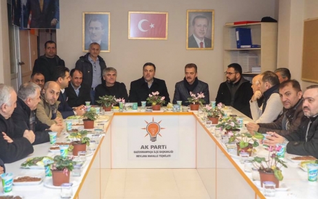 Başkan Usta ve Başkan Serkan Acar Mevlana Mahallesinde çeşitli ziyaretlerde