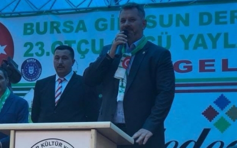 Milletvekili Hasan Turan, bu memleket bizim TBMM İdare Amiri ve İstanbul Milletvekili Hasan Turan "Bursa Giresunlular