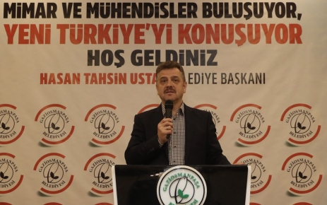 Başkan Usta, Mimar ve mühendislerle bir araya geldi. 
